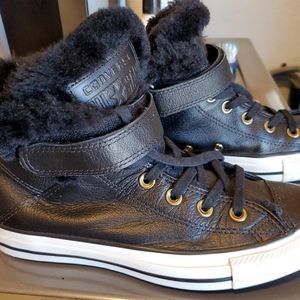Converse leather shoes